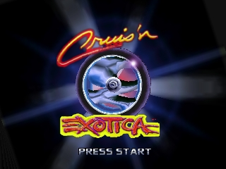Cruis'n Exotica (USA) Title Screen